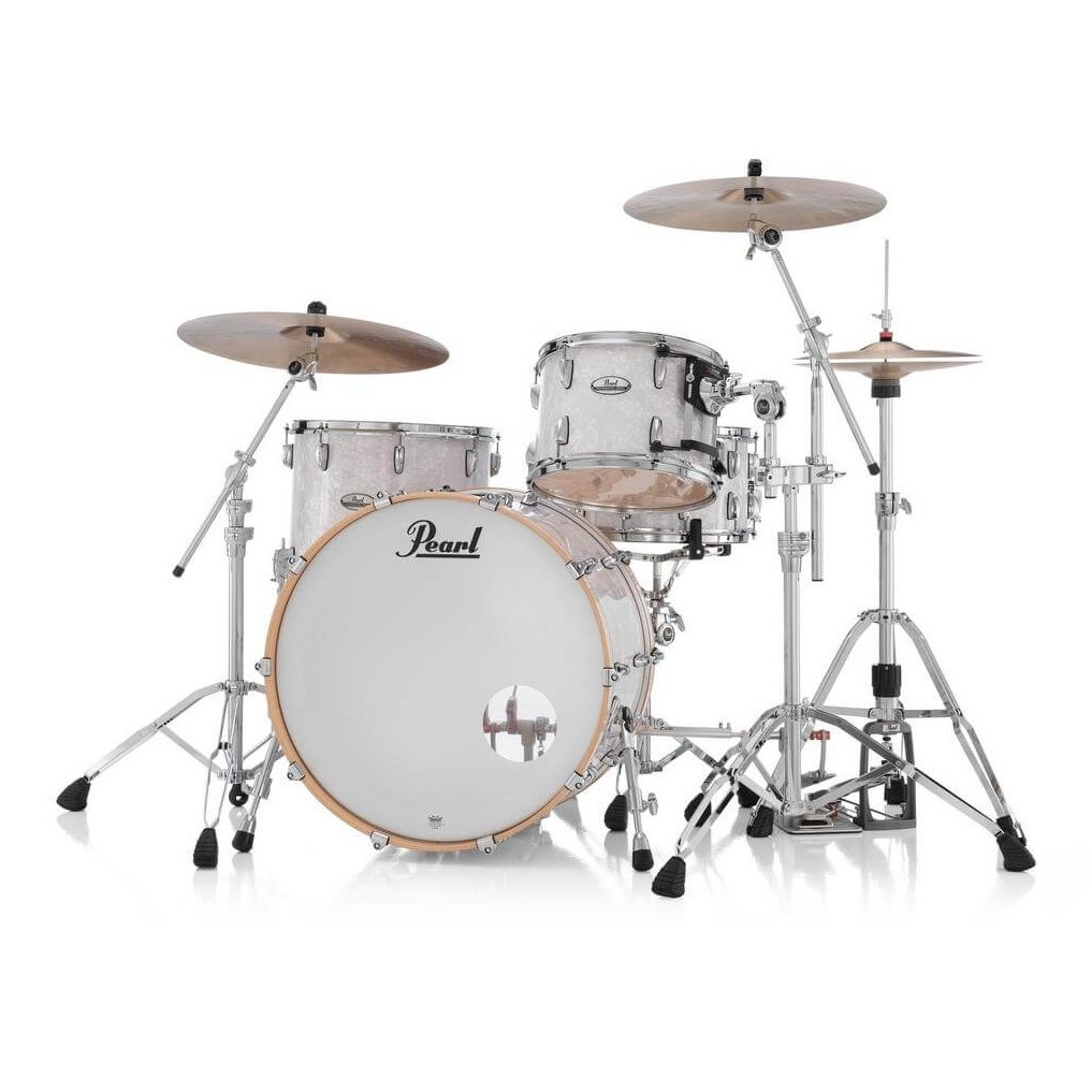 Pearl Professional Maple 3pc Drum Set 24/13/16 White Marine Pearl